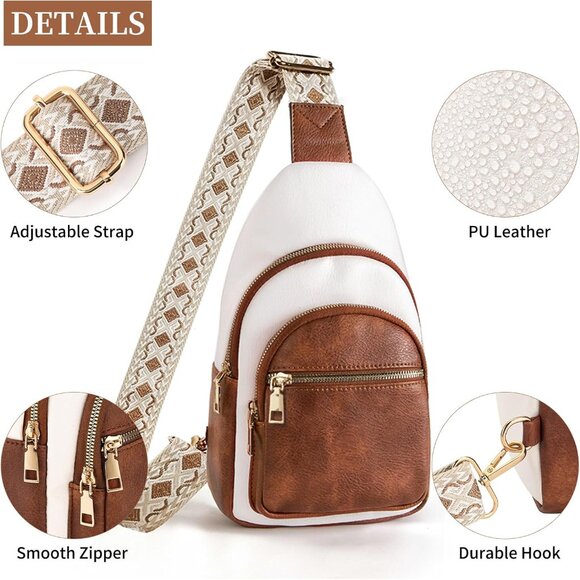 Versatile Leather Crossbody Fanny Pack - Stylish & Lightweight for Any Occasion - Picture 4 of 6